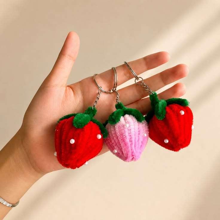 Strawberry Keychains view 2