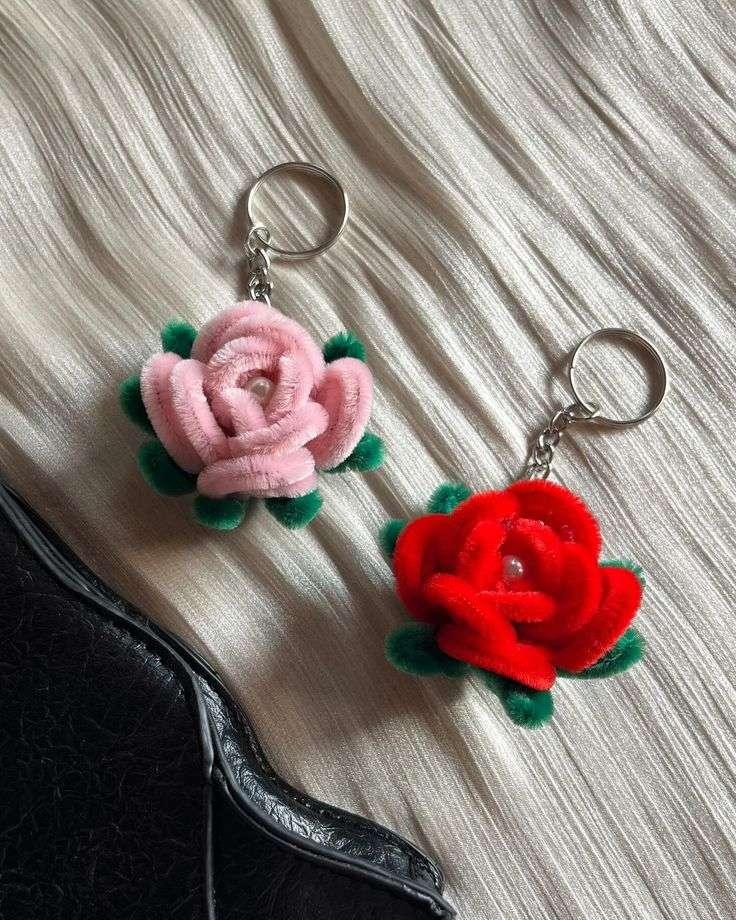 Rose Keychain