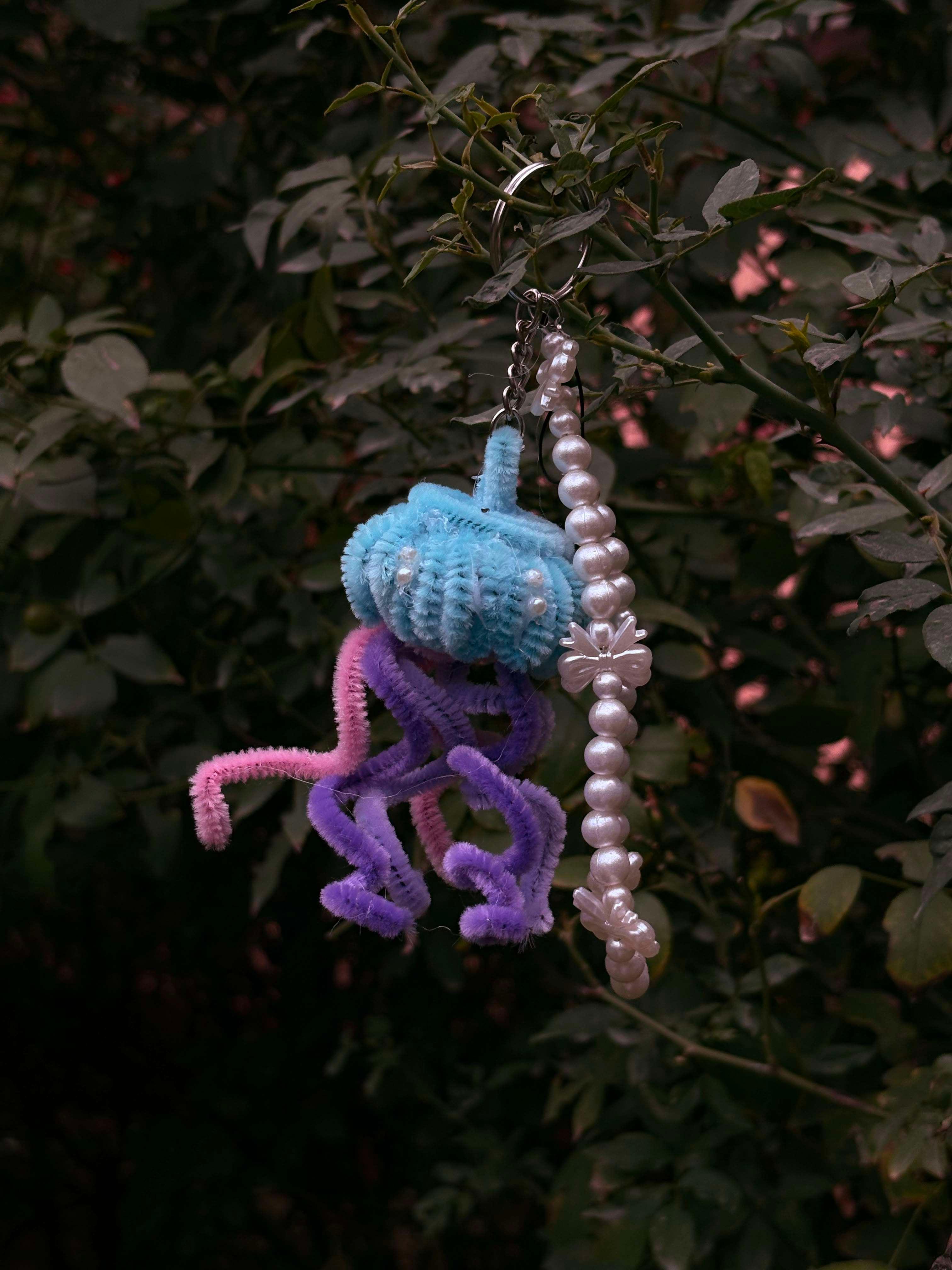 Jellyfish keychain view 2